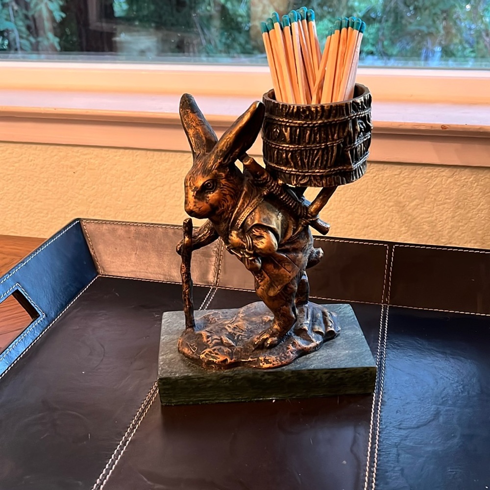 Bunny statue